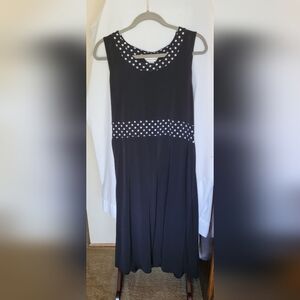 C&B black polka dot Dress Size M (305)